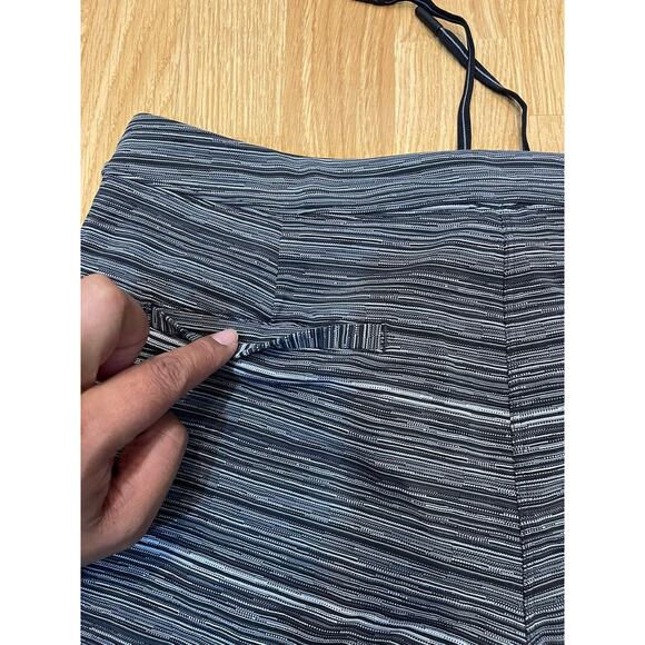 Lululemon Cyber Stripe Gray Deep Coal Cuff Legging Jogger - Picture 3 of 5